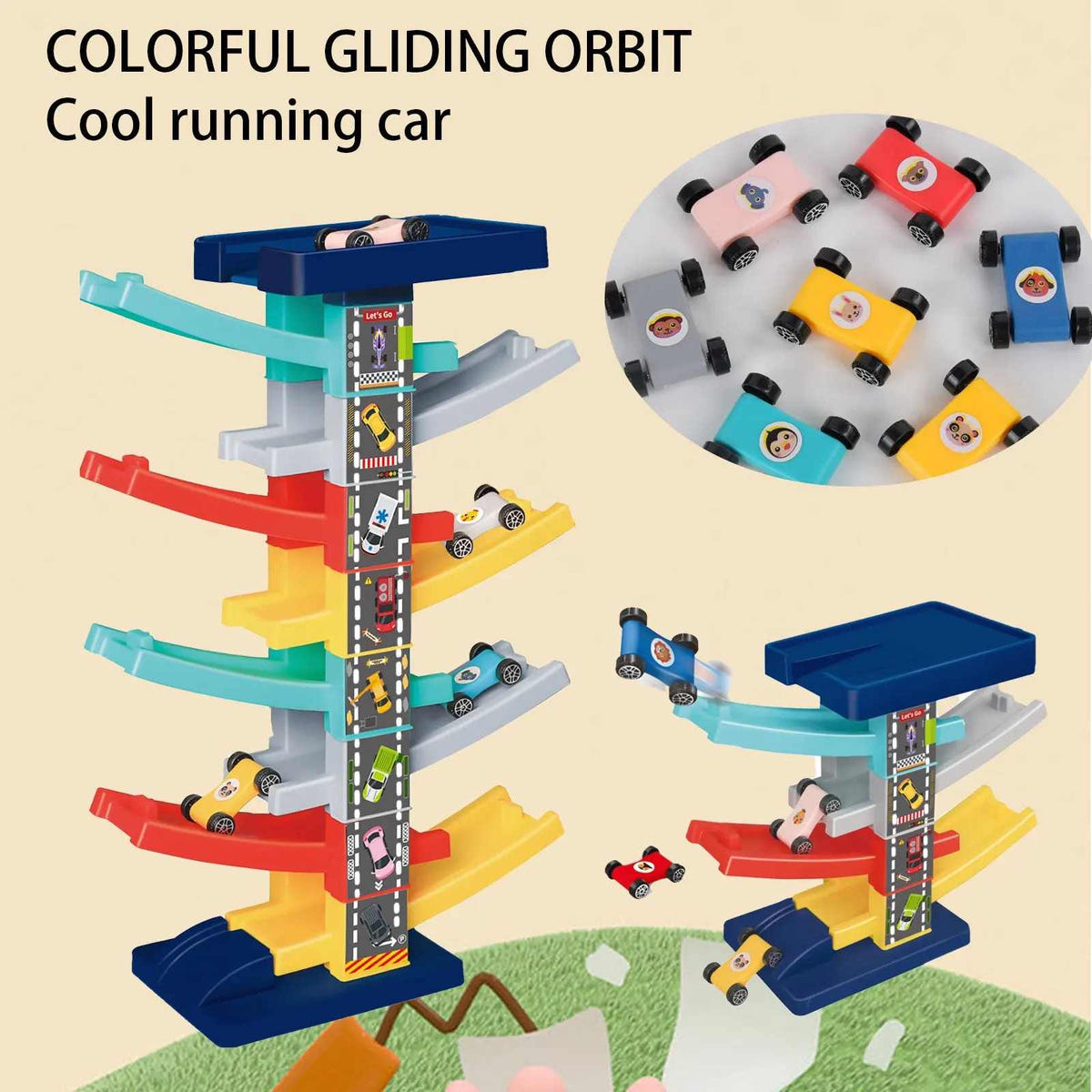 DIY Gliding Rail Car Track Set