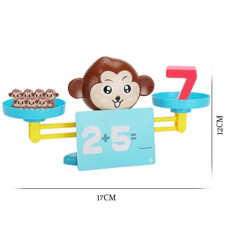 Monkey Balance Scale – Number Learning Game