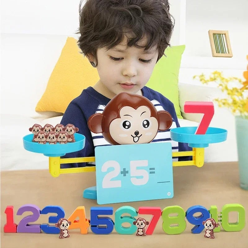 Monkey Balance Scale – Number Learning Game