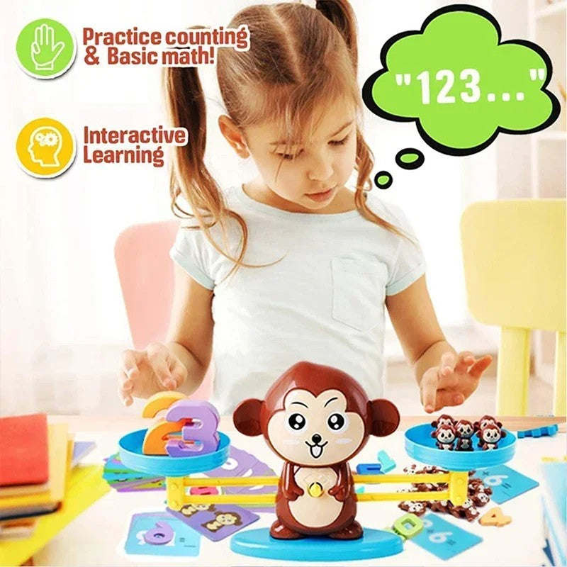 Monkey Balance Scale – Number Learning Game