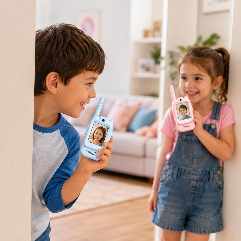 Kids Video Walkie Talkies – 2-Piece Rechargeable Set