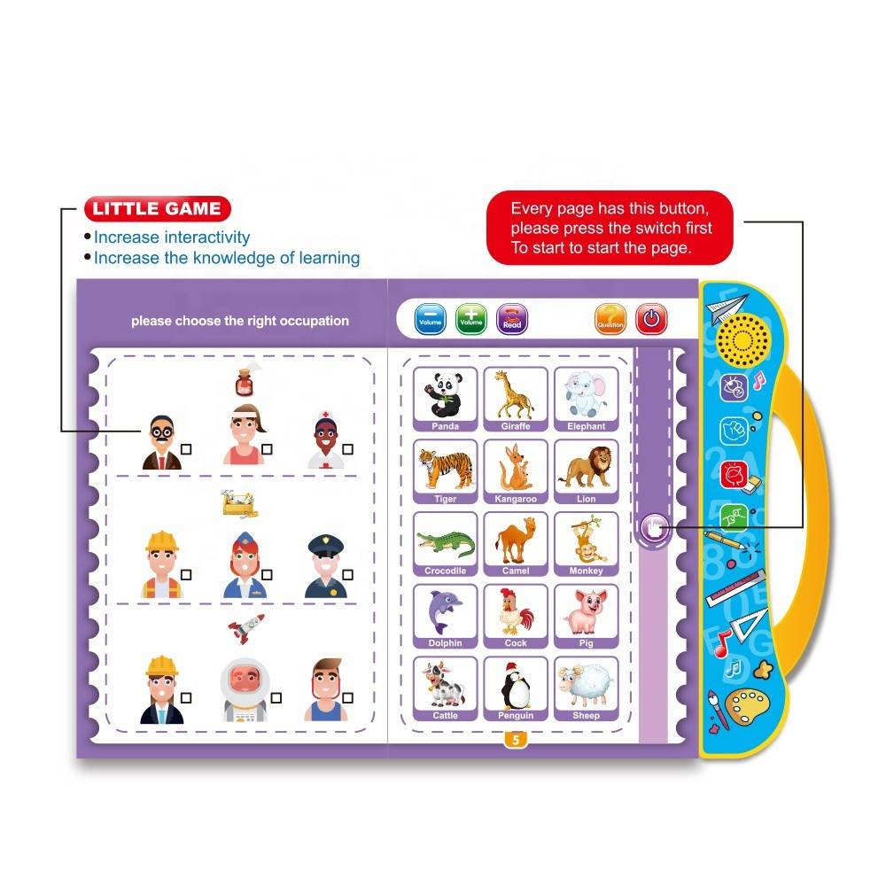 Interactive Intelligence Learning Book for Kids