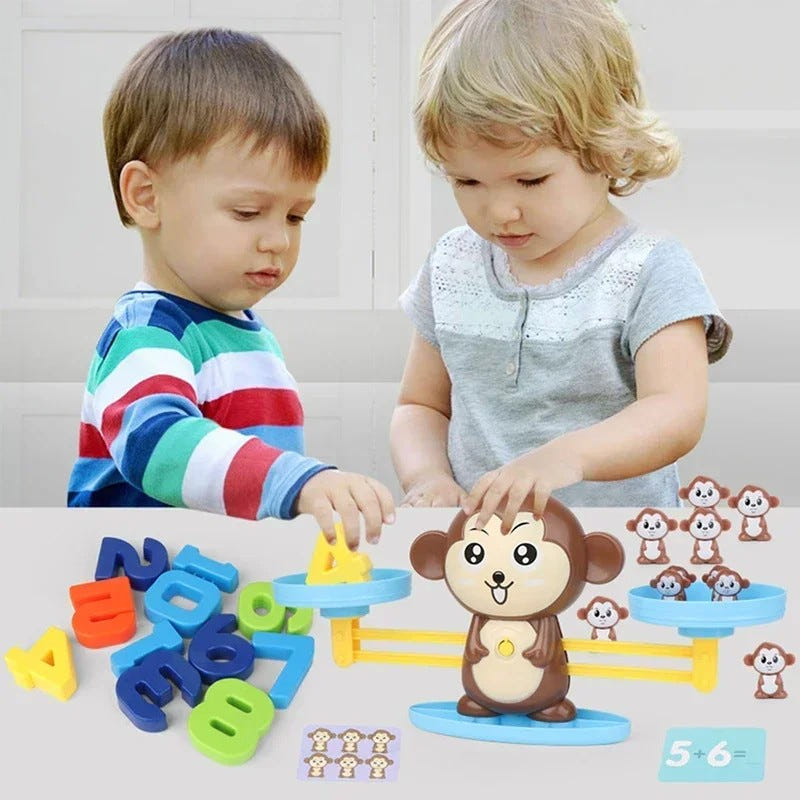Monkey Balance Scale – Number Learning Game
