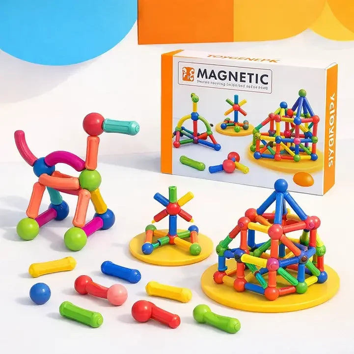 Creative Magnetic 3D Building Set for Kids