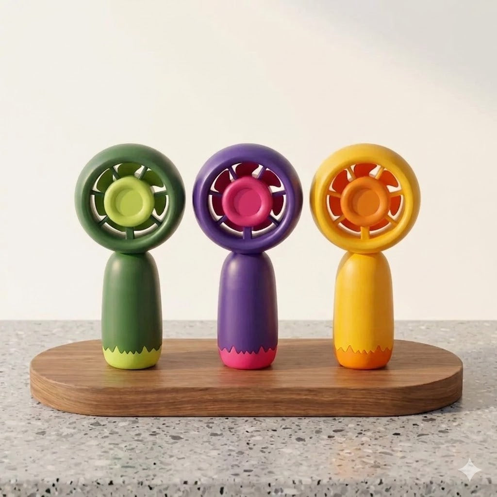 Cool Breeze Rechargeable Portable Fan for Kids & Outdoor Use