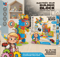 Musical Gear Building Blocks Track Set for Kids - Light & Sound Construction Toy