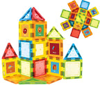 30Pcs Magnetic Building Tiles for Kids – STEM Construction Toy