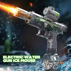 Glowing Electric Water Gun for Kids | Powerful Automatic Water Pistol with LED Lights