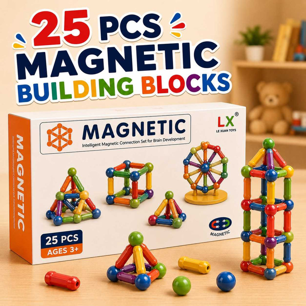 Creative Magnetic 3D Building Set for Kids