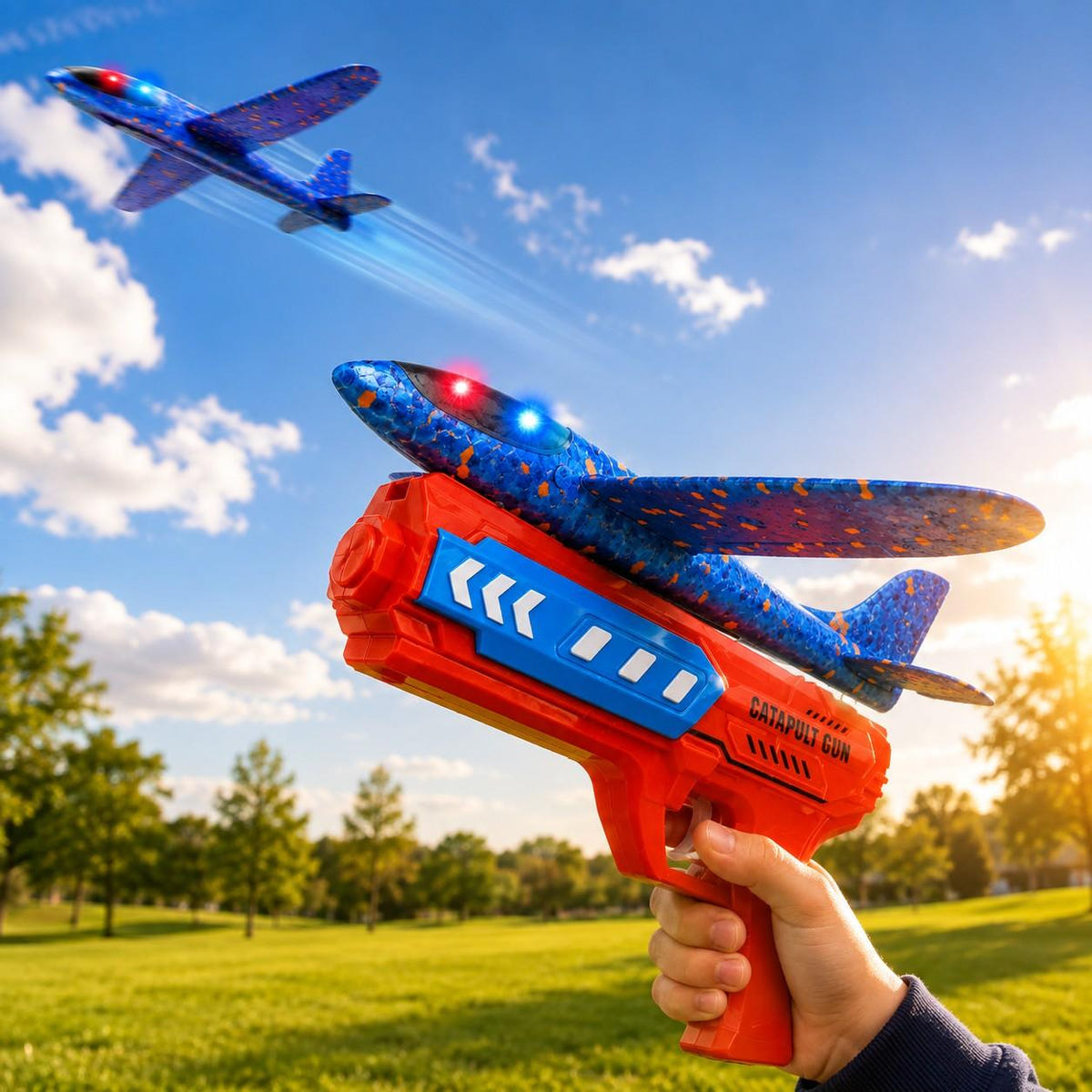 Catapult Airplane Launcher – Flying Glider Toy