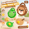 Door Ping Pong Game for Kids - Hanging Table Tennis Trainer