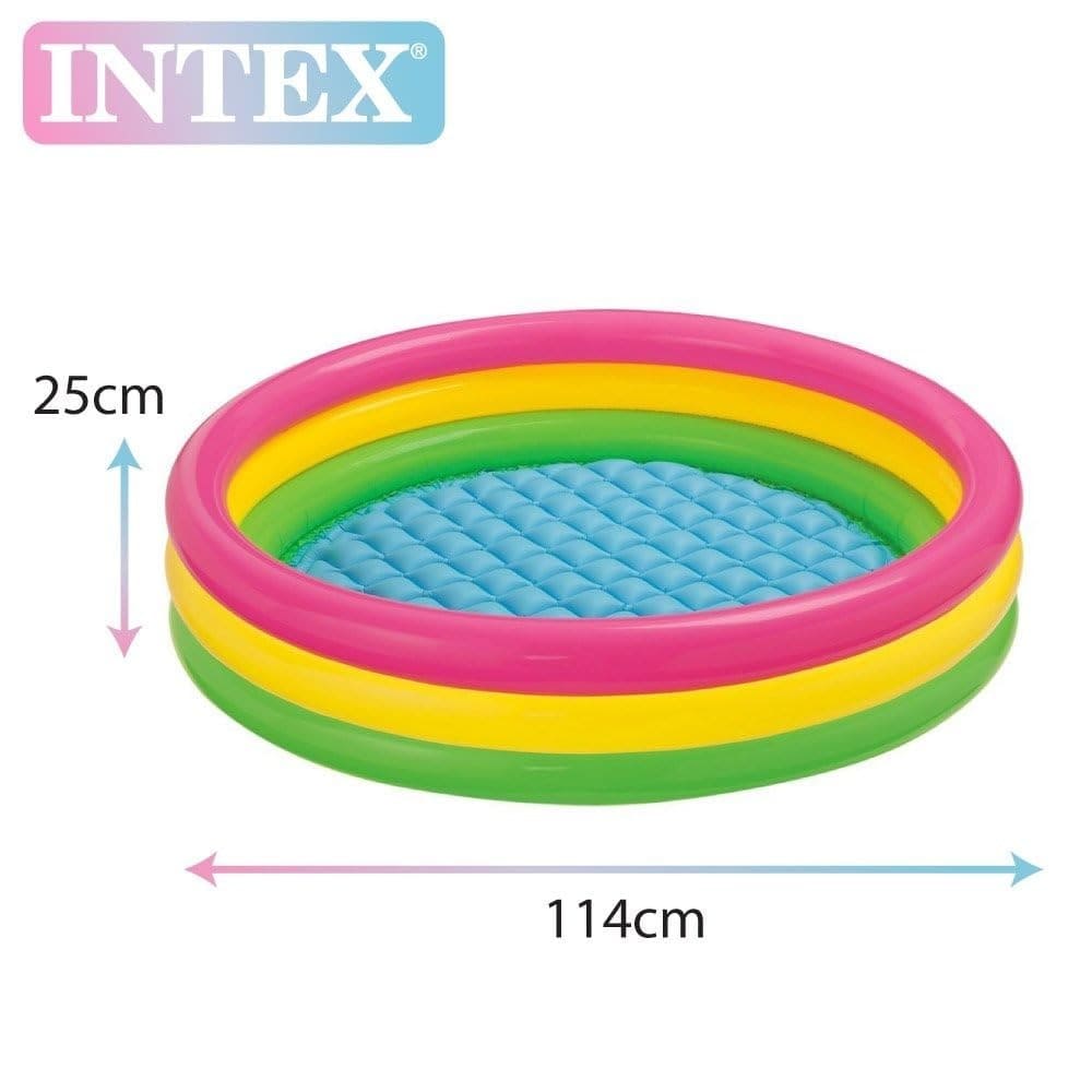 Intex Kids Swimming Pool 4FT – Durable Inflatable Family Pool for Summer Fun