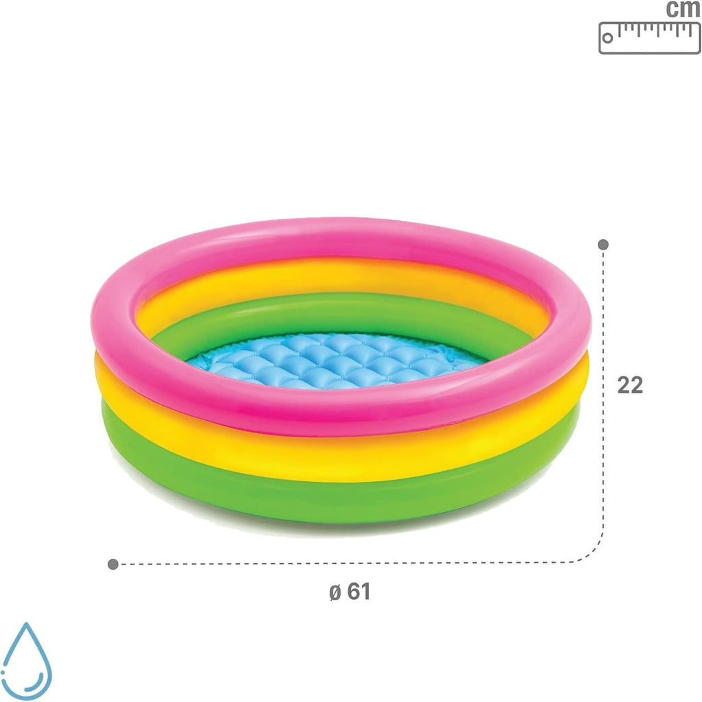 Intex Kids Swimming Pool 2FT – Durable Inflatable Baby Pool for Summer Fun