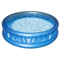 Intex 6ft x 18in Soft Side Swimming Pool - Durable Family Inflatable Pool for Summer
