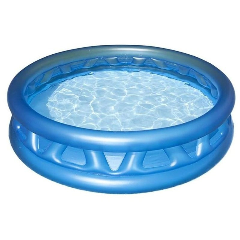 Intex 6ft x 18in Soft Side Swimming Pool - Durable Family Inflatable Pool for Summer