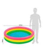 Intex Kids Swimming Pool 5FT – Large Durable Inflatable Family Pool for Summer