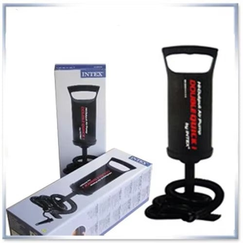Intex Double Quick Hand Pump 29cm - Double Action Manual Air Pump for Inflatables, Pools & Toys
