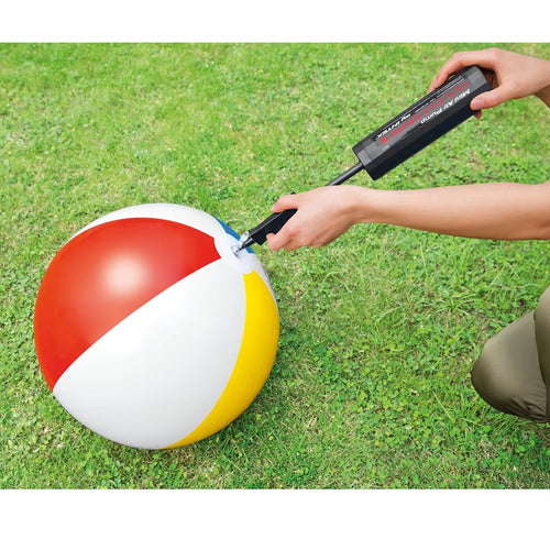 Intex Portable Mini Hand Pump - Compact Double Quick Air Pump for Inflatables, Floats & Toys