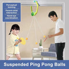 Door Ping Pong Game for Kids - Hanging Table Tennis Trainer