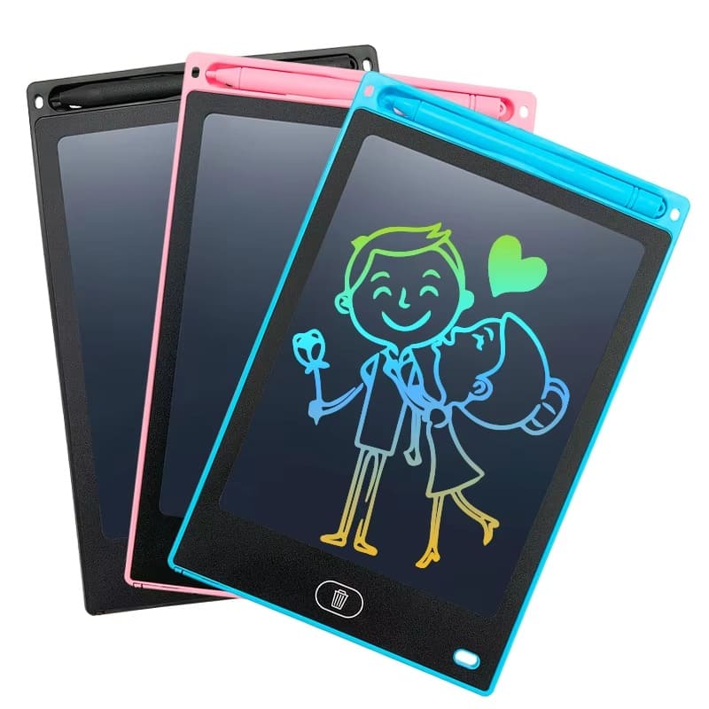 LCD Writing Tablet for Kids - Colourful Erasable Drawing Board