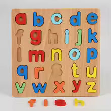 Set of 3Pcs Early Educational Wooden 3D Colorful Learning Board for Kids