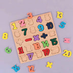 Set of 3Pcs Early Educational Wooden 3D Colorful Learning Board for Kids