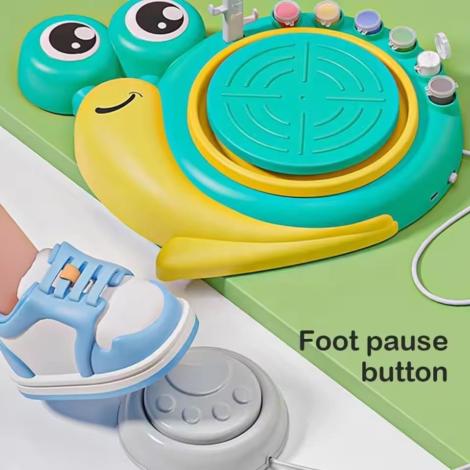DIY Children's Pottery Wheel for Kids - Motorized Clay Art Studio Kit