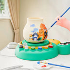 DIY Children's Pottery Wheel for Kids - Motorized Clay Art Studio Kit