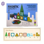 30Pcs Magnetic Building Tiles for Kids – STEM Construction Toy