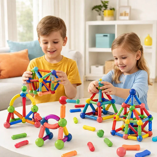 Creative Magnetic 3D Building Set for Kids